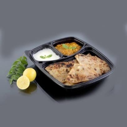 3 Compartment Large Meal Tray