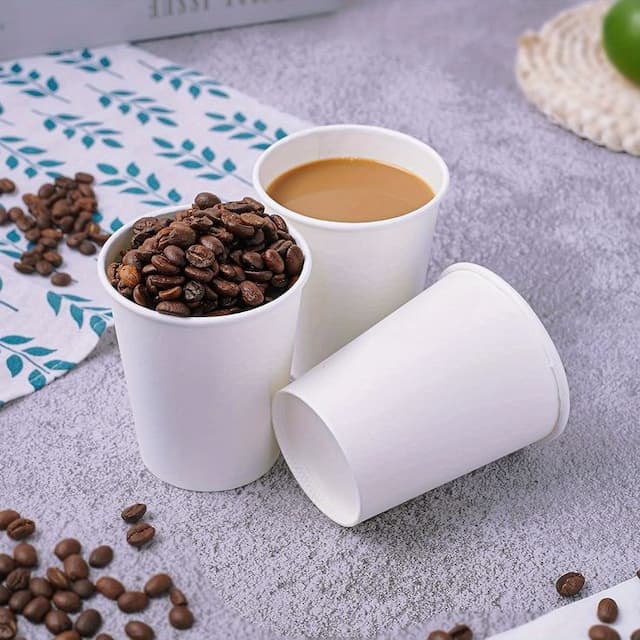 110ml Plain Paper Cup