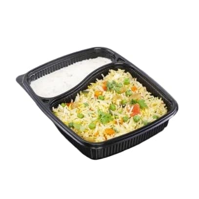 2 Compartment Meal Tray